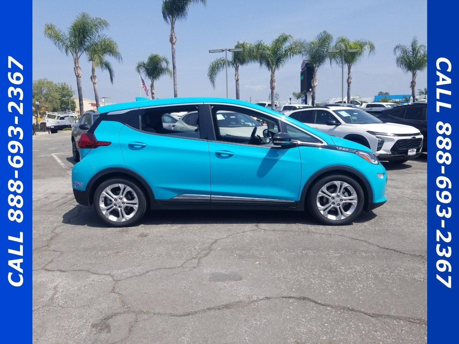 Used 2021 Chevrolet Bolt EV LT with VIN 1G1FY6S03M4101690 for sale in Upland, CA
