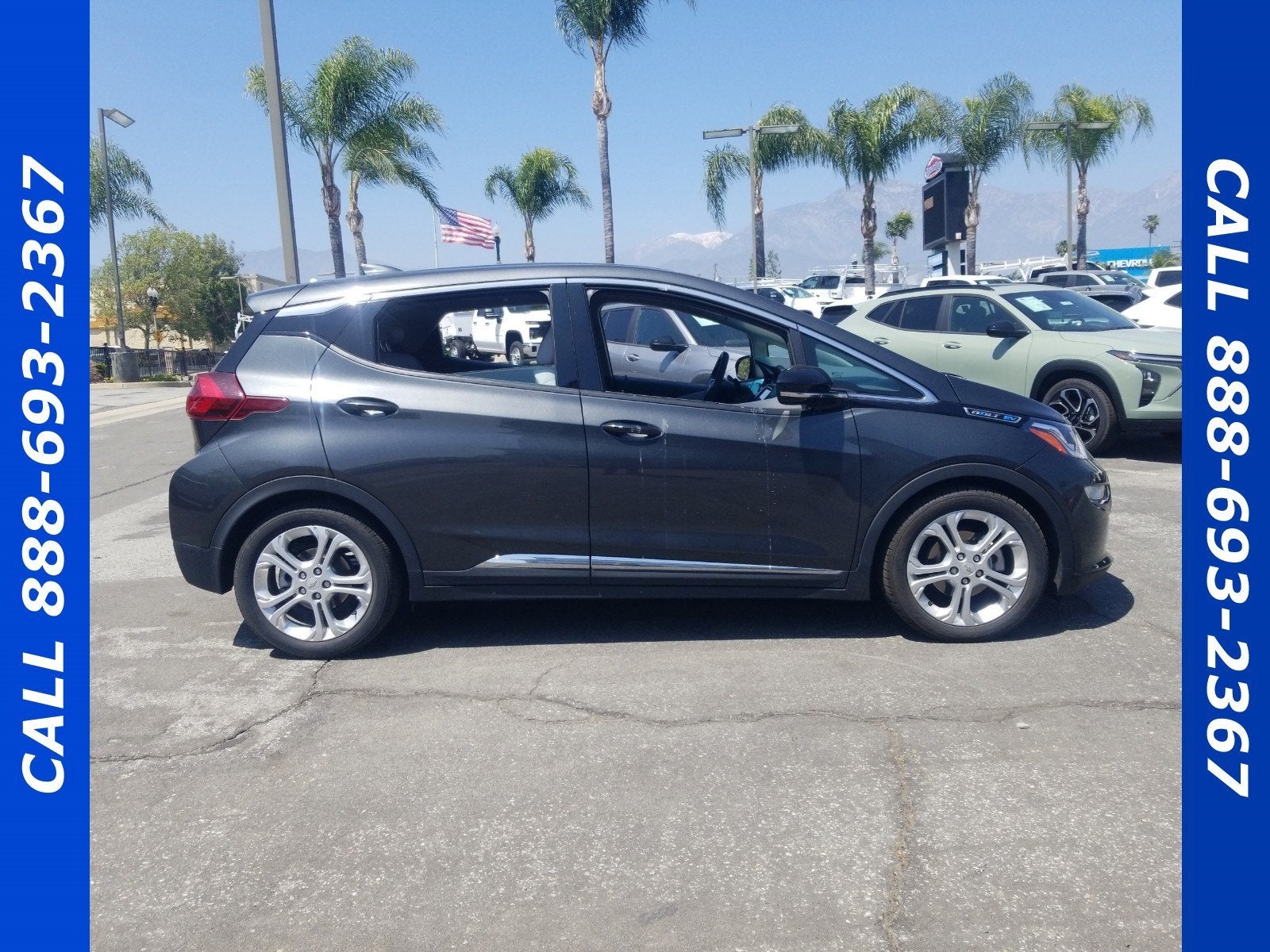 Used 2021 Chevrolet Bolt EV LT with VIN 1G1FY6S09M4107459 for sale in Upland, CA