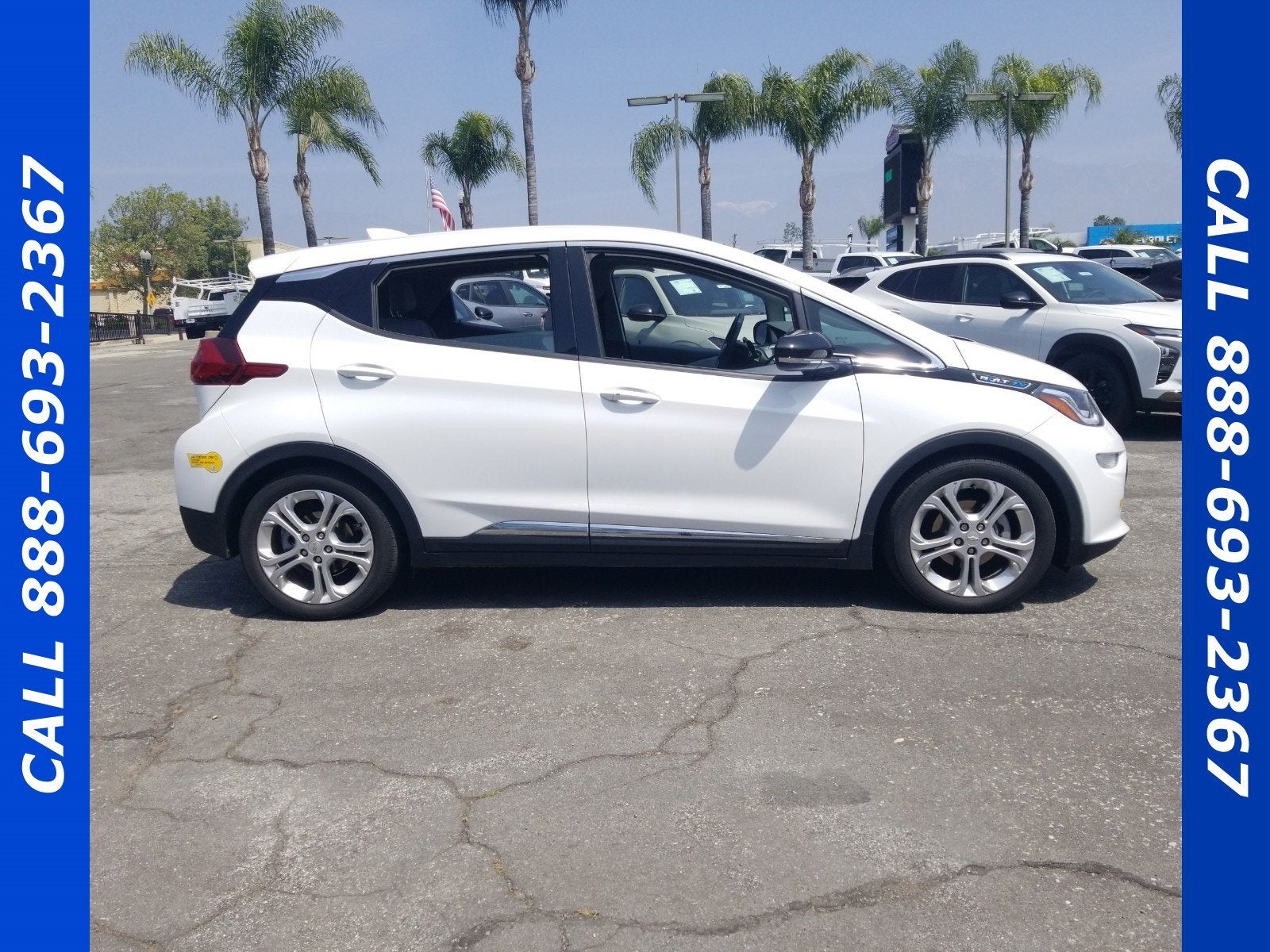 Used 2021 Chevrolet Bolt EV LT with VIN 1G1FY6S0XM4103470 for sale in Upland, CA