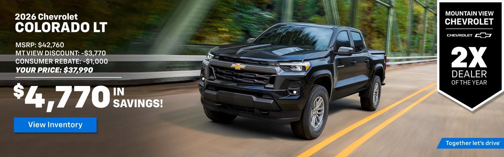 2026 Colorado $4,770 in Savings