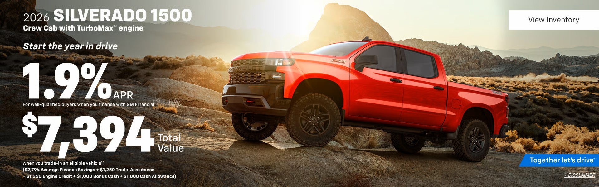 2026 Silverado 1500 1.9APR