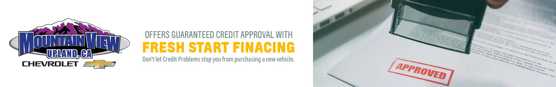 October 2025 Financing Banner